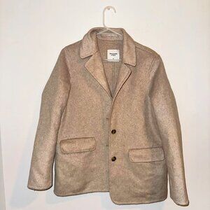 Abercrombie & Fitch Tan Blazer